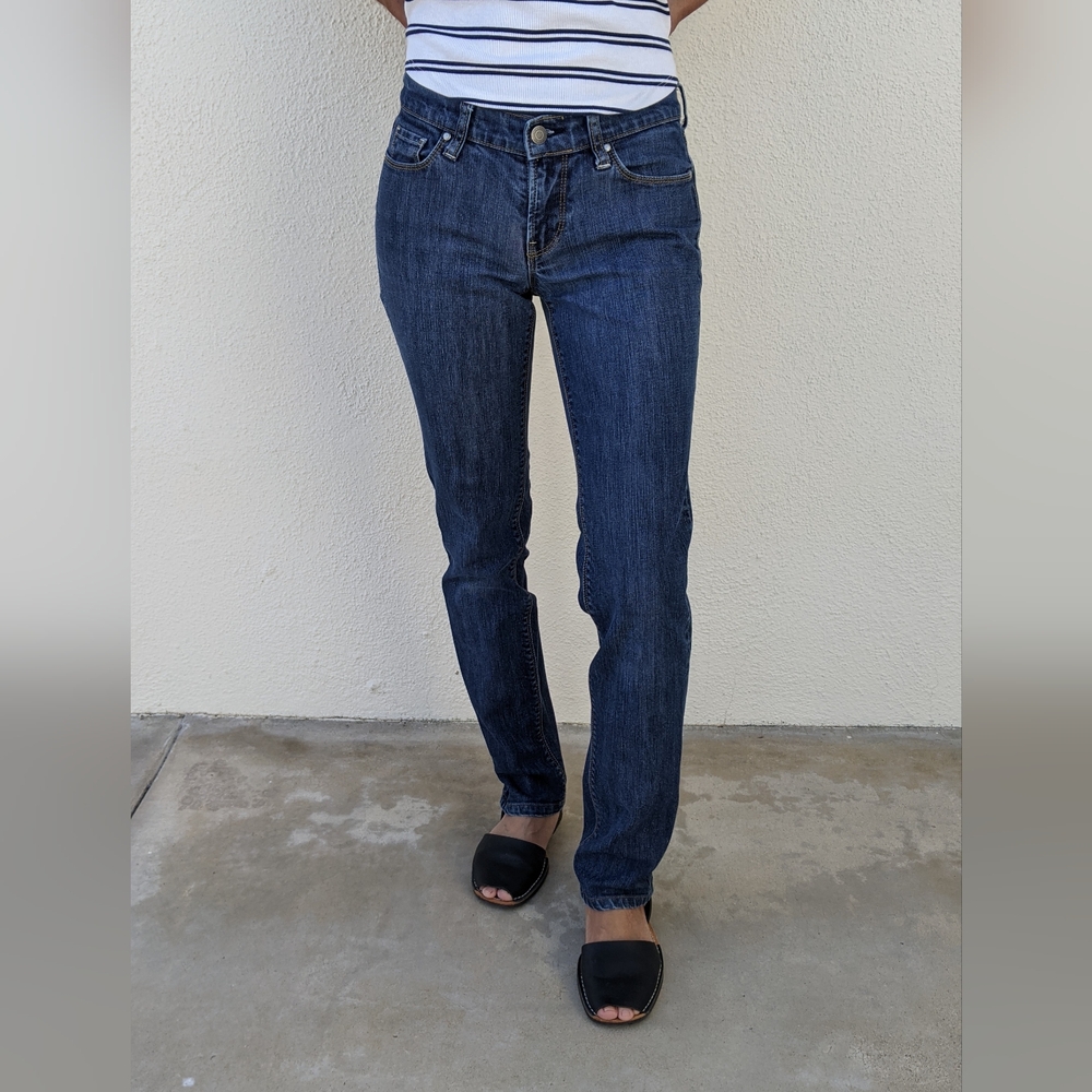 London Blue Straight Leg Jeans Premium Denim